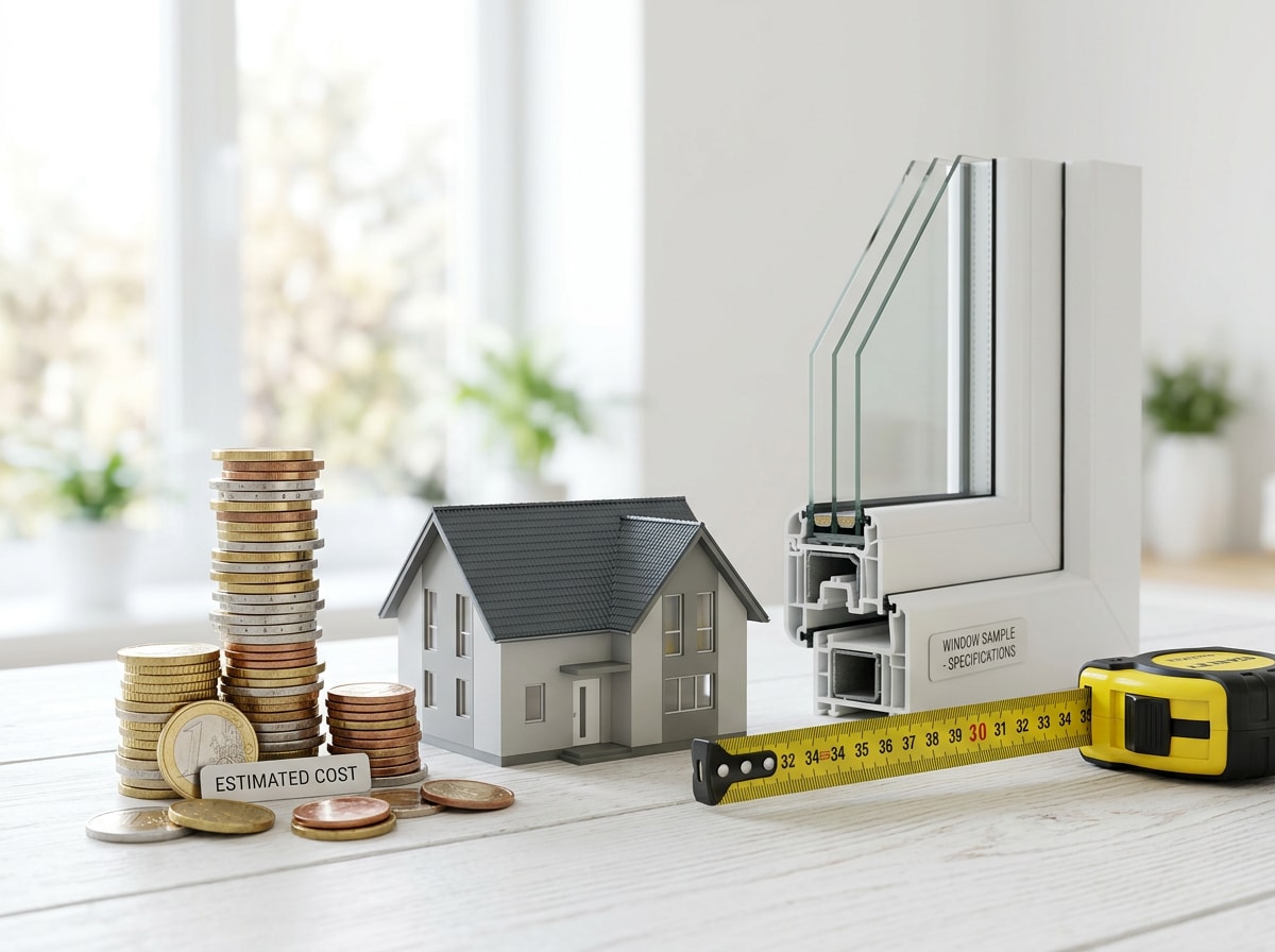 infographic showing estimated cost ranges by window type for Conyers GA homeowners