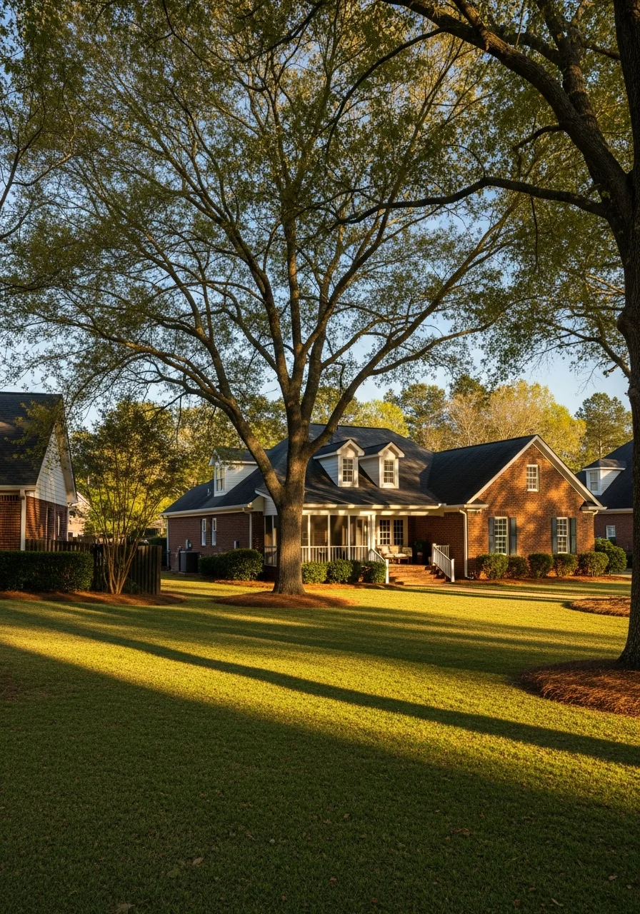 Single-family homes in Covington, GA with spacious yards perfect for screen rooms and patio installations