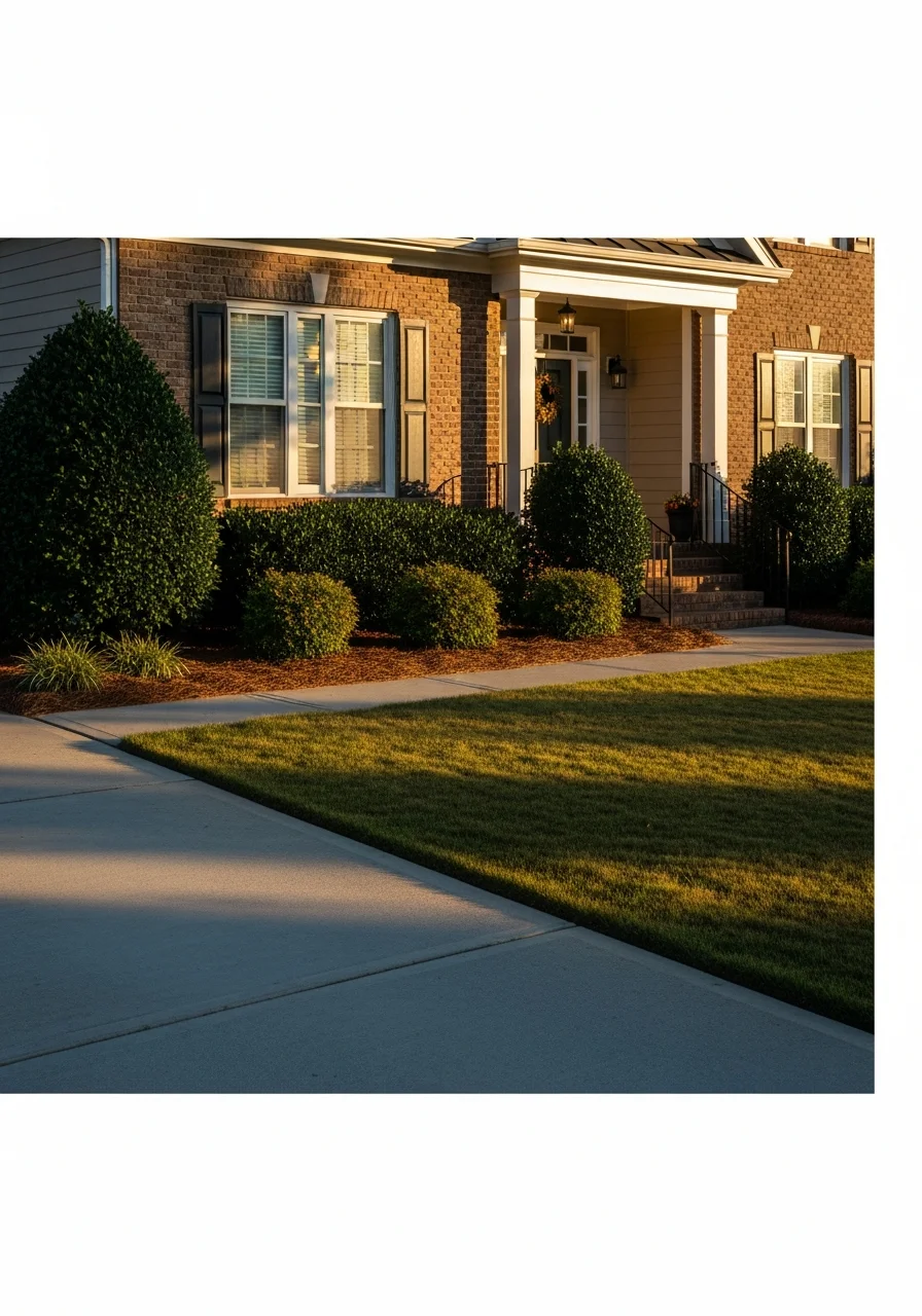 Typical Walton County home with well-maintained exterior, landscaped yard, and residential driveway.